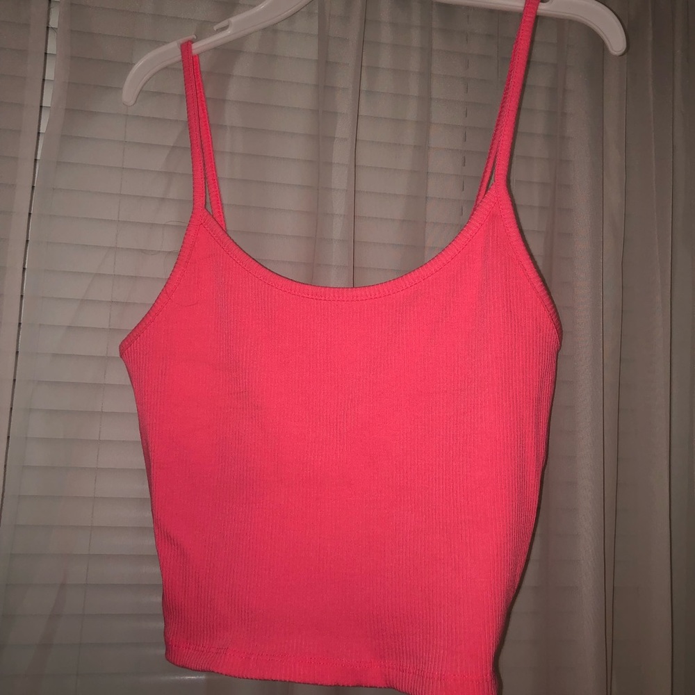 American Eagle Cropped Ribbed Cami - Picture 2 of 2